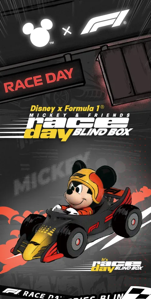 52TOYS Disney Mickey & Friends x F1® Race Day Series Blind Box