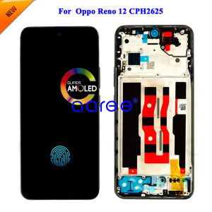 New AMOLED LCD Screen For Oppo Reno 12 LCD For Oppo Reno 12 CPH2625 LCD Screen Touch Digitizer Assembly