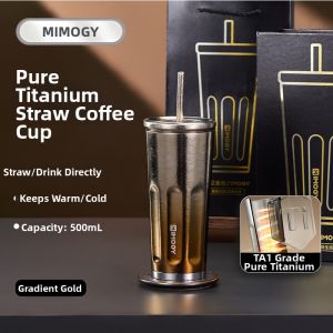 IMOGY | Titanium Insulated Mug with Straw