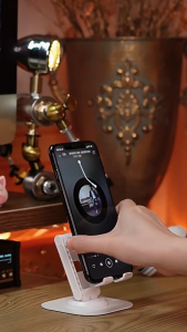 【SG】Universal Phone Stand Non-Slip Foldable 360°Adjustable Desktop Holder Phone Tablet Stand with Metal Base