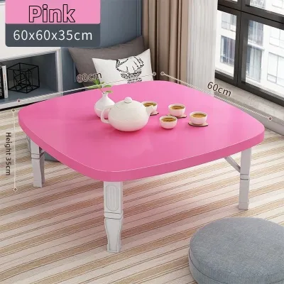 Japanese Style Low Table Foldable Tea Table Dormitory Tatami Floor Table Window Seat Bedside Table Home Use Dining Table