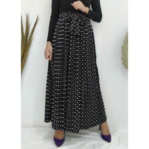 ROK PLISKET PANJANG DEWASA POLKADOT/PLISKET MOTIF/PLISKET PREMIUM/RADENLIMO
