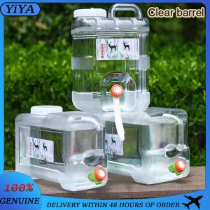 10L/15L Portable Food-Grade Water Container with Faucet for Camping Picnic Driving