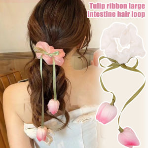 ห้องผมยืดหยุ่นมากที่สุด ความสวยงามที่สุด สำหรับผู้หญิงหญิงสาวฤดูร้อนมีพู่ผูกโบว์ที่สง่างาม