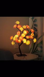 LED Simulated Rose Tree Light USB Switch Room Decoration Night Light Festive Atmosphere Light