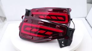 Car LED DRL Running Light For Toyota Fortuner SW4 2015 2016 2017 2018 2019 2020 Rear Bumper Fog Lamp Brake Light Turn Signal