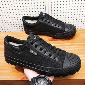 One Shoes รองเท้าผ้าใบไซต์งานก่อสร้าง ทรงคลาสสิค พื้นยาง ทนทานมาก เดินสบายเท้าไม่เมื่อย