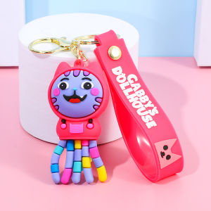 Gabby Dollhouse Keychain 3D Doll Pendant Handmade Backpack Accessories Creative Keychain Shoulder Bag Decoration Supplies Gifts