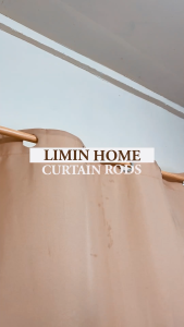 LIMIN Telescopic Punch Shower Curtain Rod | Adjustable | 3/4 | Curtains Kurtina Pole Extendable