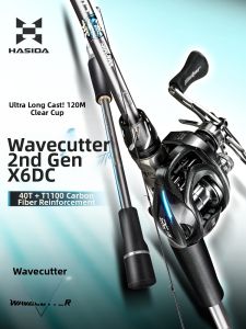 HISTAR | Electric Brake Sea Bass Fishing Rod with Baitcasting Reel
