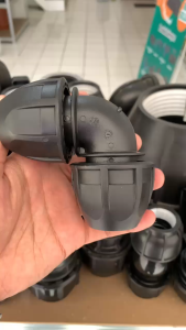 indostore Fitting Pipa HDPE Equal Elbow / Knee HDPE 2 1/2  INCH 75mm Pipa HDPE Equal Elbow Knee 75 mm ISO SNI PIPA HDPE ELBOW