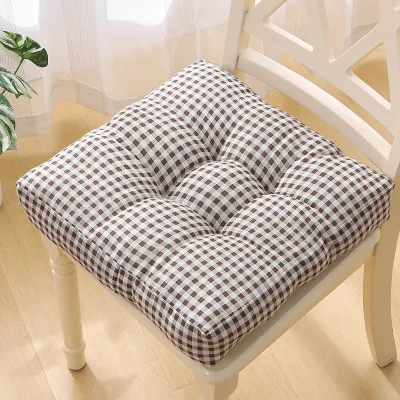 Thickened Seat Cushion Chair Pad Student Stool Bench Four Seasons Office Floor Butt Pad Modern Simple Style Square Plant Floral