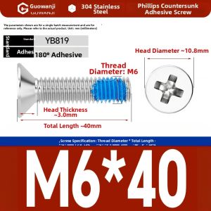GUWANJI | Anti-Loosening Vibration-proof Anti-slip Coated Screw Bolts