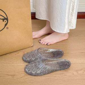 JIFANPAUL | Clear Crystal Jelly Sandals Soft Soles Breathable