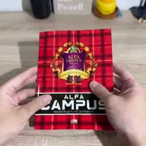 Buku Tulis Alfa Premium Campus 38 Lembar Ukuran Kwarto Pendek atk