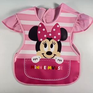 🇲🇾 [READY STOCK] Baby Bids Cartoon Self Feeding Eva Mickey Minnie Winnie Pooh Donald Duck Elsa Waterproof