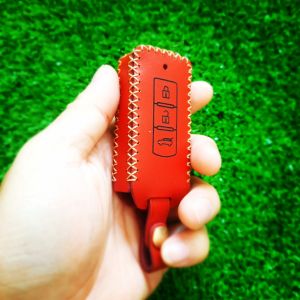 Bao Da Chìa Khoá Mitsubishi Xpander Xforce Distinator Outlander Triton Attrage Mirage Pajero Sport Da Thật handmade