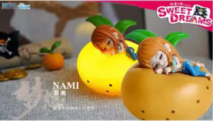 Takara Tomy | Hot One Piece Anime Blind Box Series Night Light Toys Luffy Zoro Nami Sanji Chopper Figures Sweet Dream Led Mystery Box Ornament