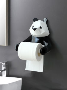 ที่ใส่กระดาษทิชชูติดผนังสไตล์นอร์ดิกสุดหรู ดีไซน์สร้างสรรค์สำหรับห้องครัวและห้องน้ำ ไม่ต้องเจาะผนัง