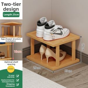 MEIKAIBIN | Mini Narrow Space Saving Shoe Rack Layers