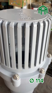 Lúp pê XÁM rọ bơm dùng ống nhựa PVC phi 90 114 hiệu Taijan (Con ngựa) và Finmax