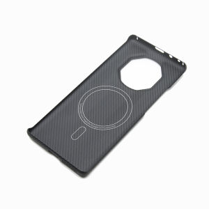 เคสโทรศัพท์คาร์บอนไฟเบอร์อะโรมอลี่น้ำหนักเบาสำหรับ Huawei Mate40RS Porsche Design ดีไซน์เรียบง่ายด้วยแม่เหล็ก