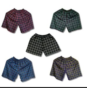 BOXSER PRIA WANITA CELANA PENDEK MOTIF TARTAN DEWASA TERBARU