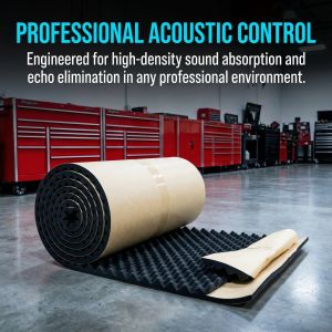 Self Adhesive 20mm High Density Egg Crate Foam Car Sound Deadening Mat Automotive Hood Heat Insulation & Acoustic Noise Proofin