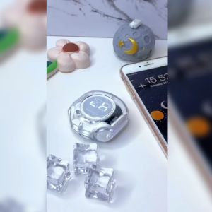 DingDong COD Headset Bluetooth AIR39 Earphone In Ear Headset Noise-Cancelling Bluetooth HiFi HD LED Display