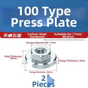 TIANZHUOJINSHU | Stainless Steel Hexagonal Plate and Screw Angle Grinder Accessories