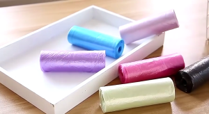 Beg sampah plastik murah tanpa tali serut 45*50cm