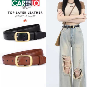 CARTELO | Women Thin Belts for Jeans with Fashion Pin Buckle