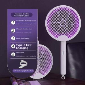 Chuyang | Dual-Function Electric Fly Swatter and Bug Zapper Home Use