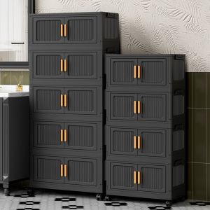 ZHUOLESHI | Durable Multilevel Movable Storage Cabinet