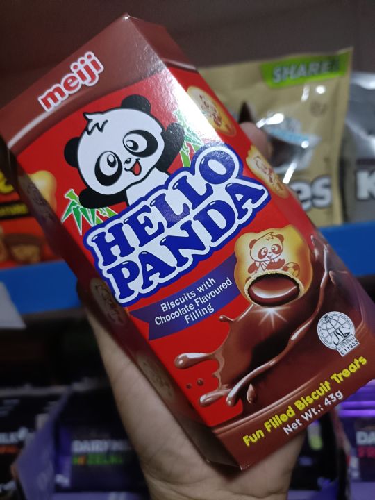 Meiji Hello Panda 43g Biscuits With Chocolate Flavoured Filling Lazada Ph