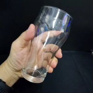 แก้วเบียร์  แก้วมัค ทรงสูง ขนาด405 ml. แก้วเนื้อหนา ทนทาน   ใส่เครื่องดื่ม น้ำอัดลม เบียร์ ถือง่าย ล้างทำความสะอาดได้ง่าย