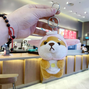 Doll Keychain Pendant Doll Hamster Cute Backpack Doll Stuffed Ins Bag Ornaments Schoolbag Pendant Female