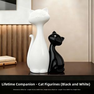 Luxury Creative Cat Figurine Decorative Item