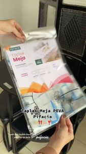 Taplak Meja Makan Kotak Bulat Bundar Ruang Tamu Anti Air Tebal Premium
