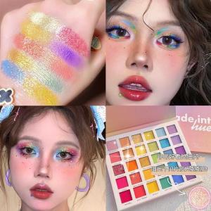 Palet Mắt Màu MGL 30 Màu Chống Thấm Nước Chống Mồ Hôi Màu Sắc Tự Nhiên Phong Cách 3D Đa Dạng Chất Liệu Palet Mắt