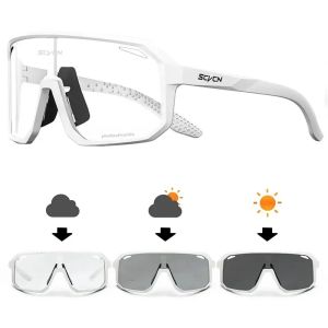SCVCN | Cycling Glasses Photochromic Sunglasses Men Women Mountain Bike Road Eyewear New Bicycle Riding Outdoor Sports Hiking Goggles