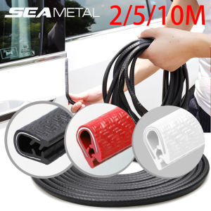 SEAMETAL Anti-Collision Sealing Strip Auto Door Edge Protector Strip Anti Scratch U Shape Car Styling Protectors 2/5/10 Meters
