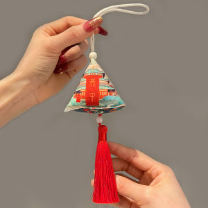 Encouraging Graduation Keychain with Zongzi