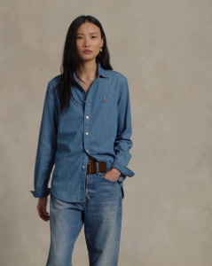 Polo Ralph Lauren Women Classic Fit Denim Shirt