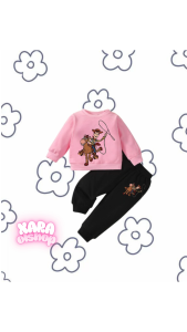 Baju setelan anak perempuan dan anak laki-laki / 1-5 tahun lengan panjang dan celana panjang