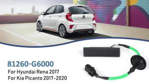 Rear Trunk Handle Hatch Release Tailgate Switch Button OE 81260-G6000 81260-G6010 For Kia Morning Picanto Accent Verna 2017-2023