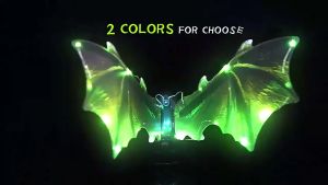 Electrical Dinosaur Wings with Light Sparkling Glowing Wings for Dinosaur Toys Halloween Christmas Gift