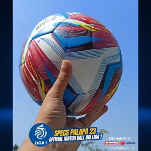 Bola Sepakbola Specs Palapa Size 5 BRI Liga 1 Top Premium Ball Sepakbola