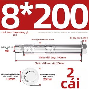 TIANZHUOJINSHU | Bụi Nở Trong 304/201 Thép Không Gỉ Đầu Lục Giác