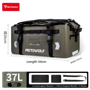 Motowolf | Waterproof Large Capacity Motorcycle Tail Bag
